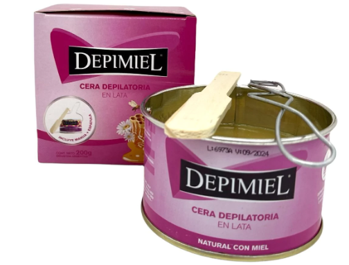 Producto - Cera depilatoria en Lata natural con miel Depimiel 200g