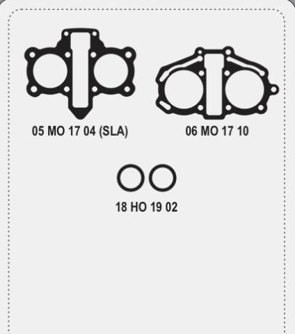 Producto - JUNTAS COMPLETA (CON ORING) MONDIAL HD 254 (VARIAS, LEER DESCRIPCION)- ALFA
