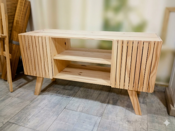 Producto - Rack tv puerta varillada