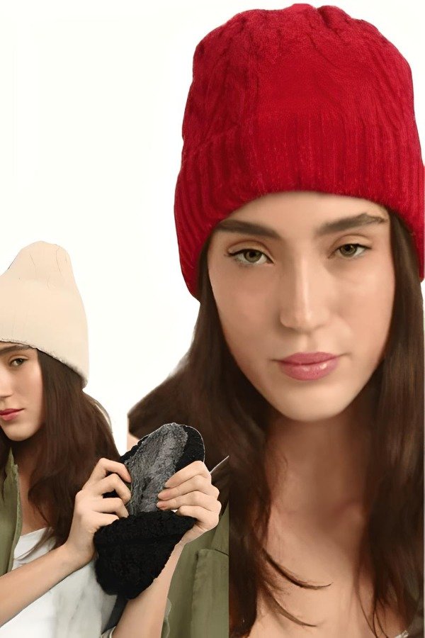 Producto - Gorro de lana con peluche 2.0