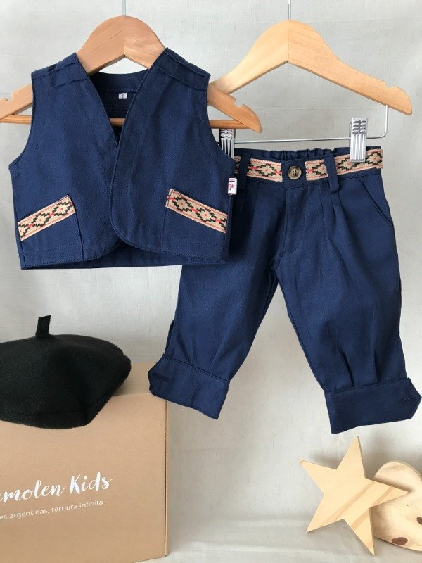 Producto - Box Conjunto Mi Primera Bombachita! Azul