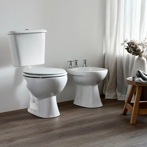 Producto - Inodoro Corto Andina Ferrum Baño Loza Blanco Económico Accesible Calidad