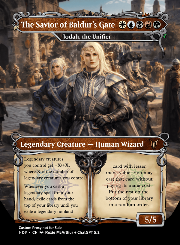 Producto - Mazo EDH Baldurs Gate - Jodah, The Unifier