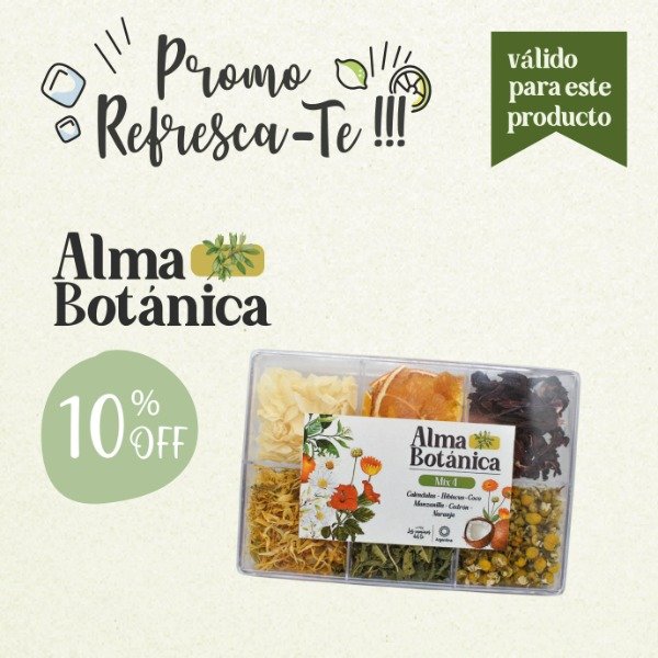 Producto - Mix 4 Caja ALMA BOTANICA