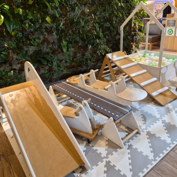 Producto - Pelotero y Plaza Blanda Montessori Pikler Estilo Nordico - 4
