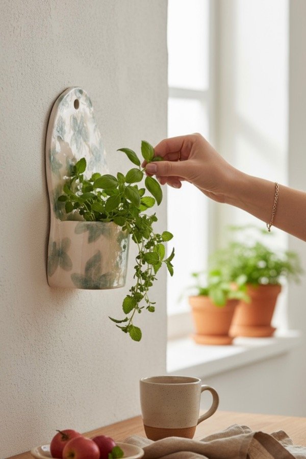Producto - Maceta colgante garden cerámica artesanal