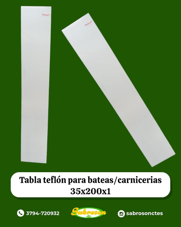 Producto - Tabla para batea carnicera 2 metros