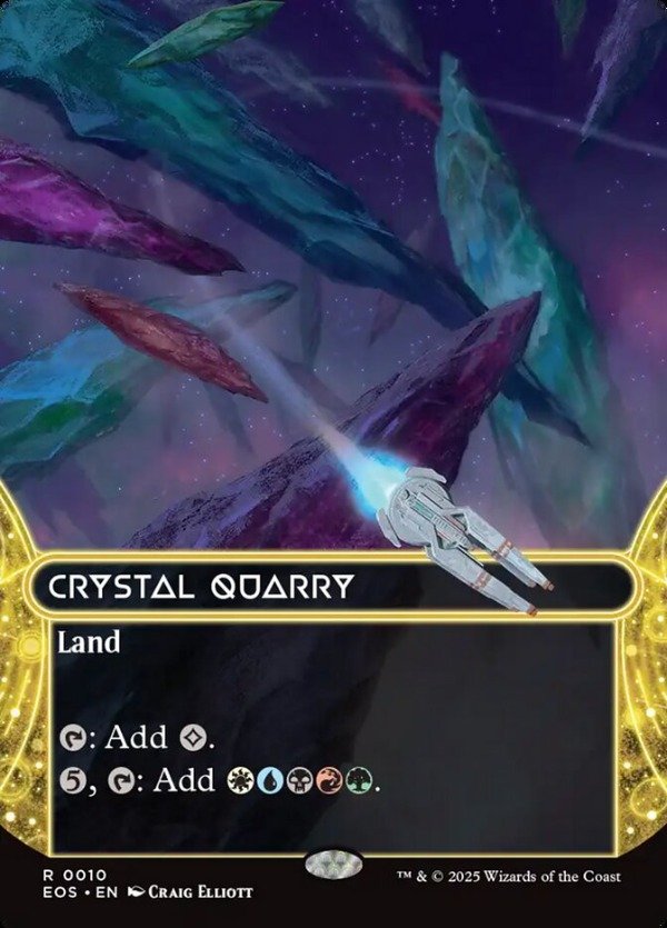 Producto - Crystal Quarry #10 Borderless  Edge of Eternities Stellar Sights