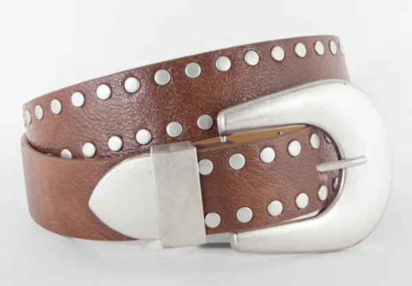 Producto - Cinturón Eco cuero Suela tachas