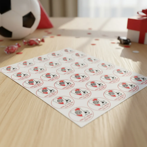 Producto - Etiquetas Imprimibles Editables River Plate - 1
