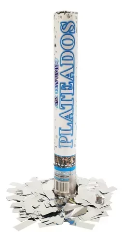 Producto - Cañón plateado lanza papel