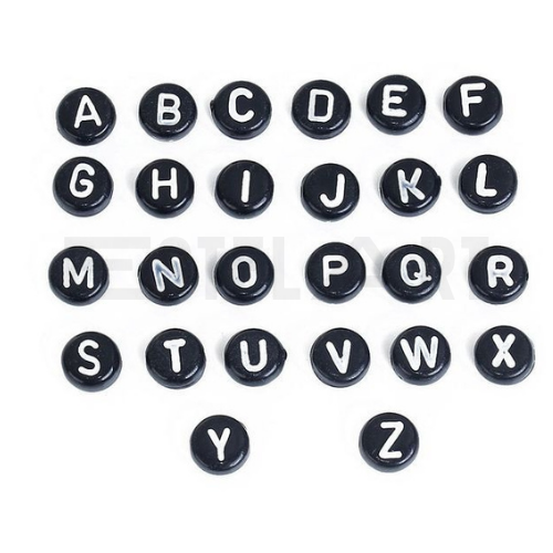 Producto - Pasantes de Letras Negras