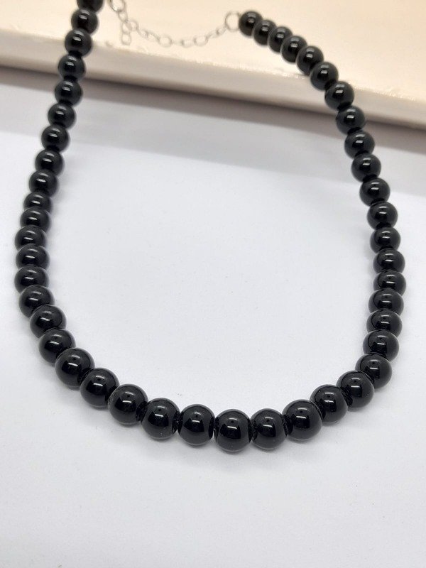 Producto - Collar perlas negro