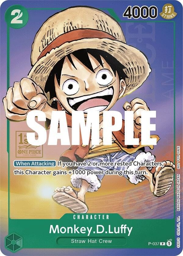 Producto - Monkey.D.Luffy (1st Anniversary Tournament) - P-037