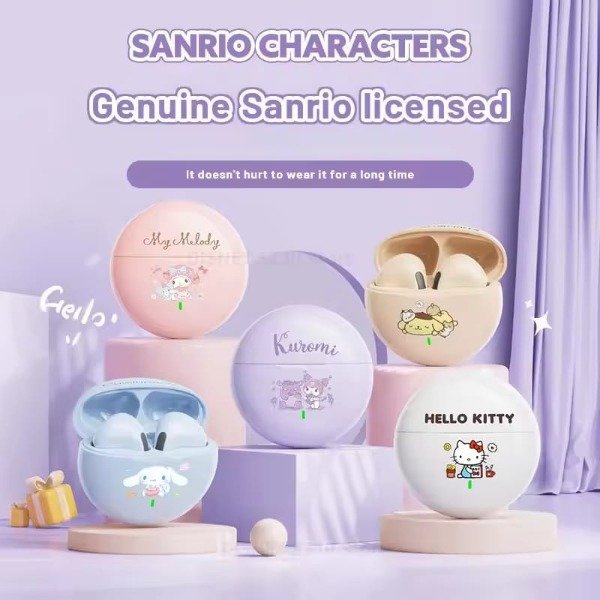 Producto - Auriculares In-Ear Bluetooth 5.3 Sanrio Licencia Oficial