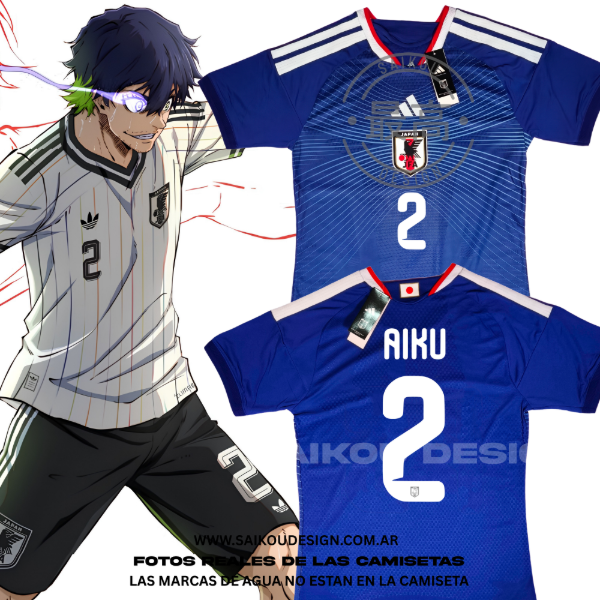 Producto - Camiseta Japon Titular FIFA Azul 2026 x BLUE LOCK - AIKU - Importada
