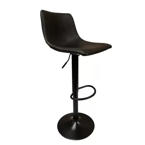Producto - BANQUETA URBAN ECOCUERO NEGRO BASE NEGRA