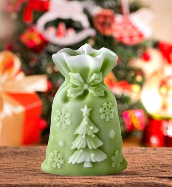 Producto - MOLDE SILICONA BOLSO NAVIDEÑO - 0