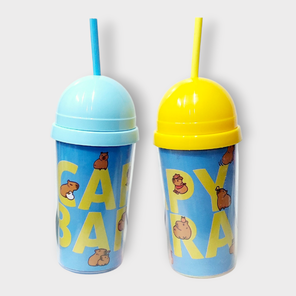 Producto - Vaso térmico Capibara Celeste y Amarillo