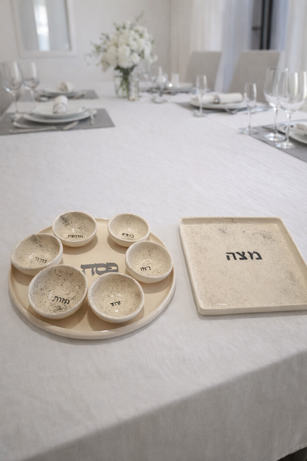 Producto - SET KEARA + BANDEJA MATZA PINTITAS