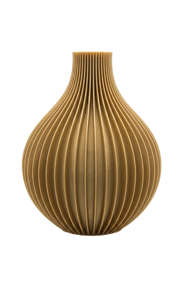 Producto - Florero Texturado Orgánico (19x15 cm) - Para Flores Secas y Botánica Preservada - 0