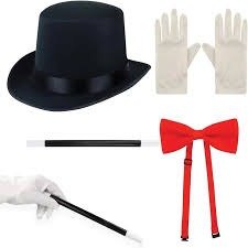 Producto - SET MAGO (MOÑO, GUANTES, SOMBRERO, VARITA)