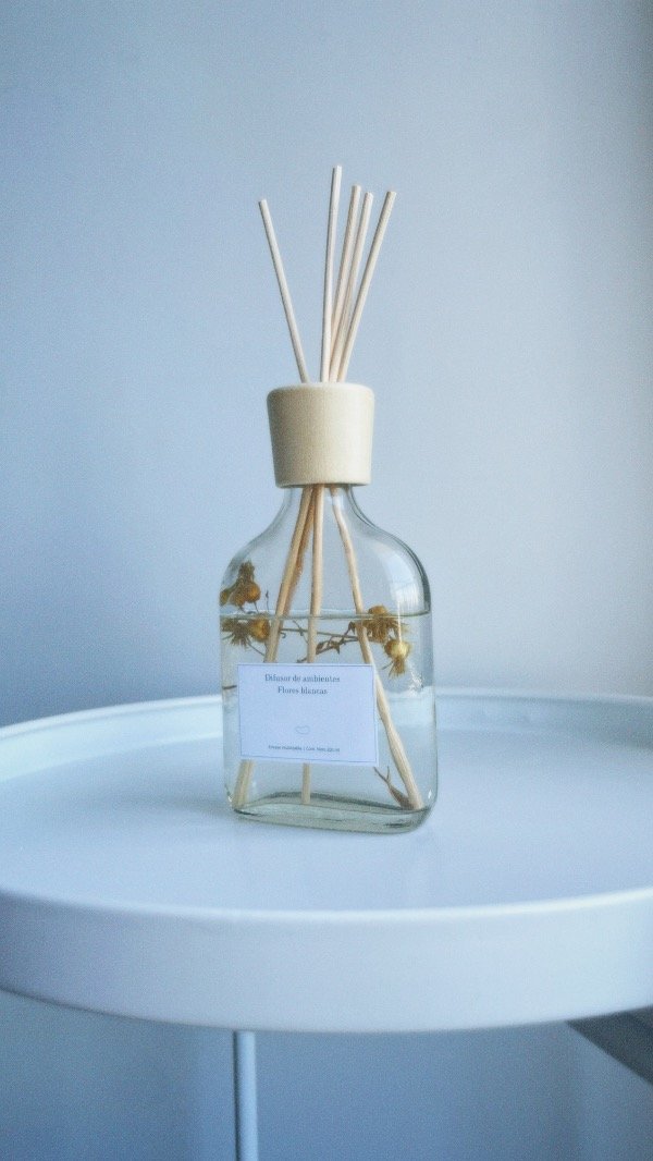 Producto - Difusor Flores Blancas