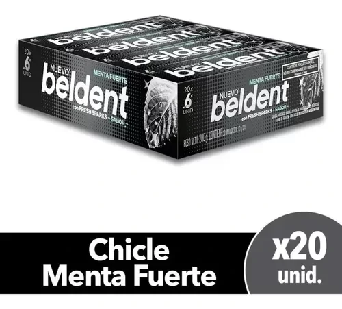 Producto - BELDENT MENTA FUERTE X20