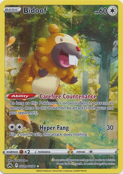 Producto - Bidoof - GG29/GG70
