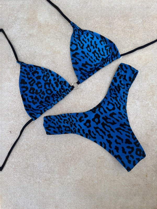 Producto - Bikini animal print azul