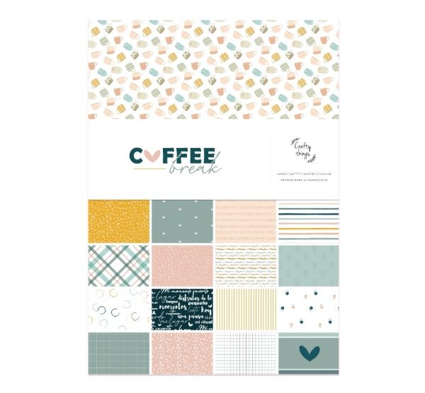 Producto - Pad de scrap A4 Coffe Break