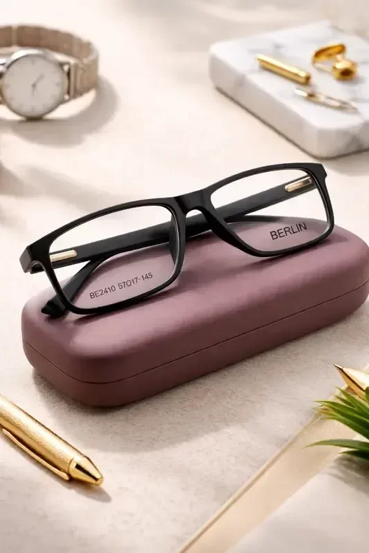 Producto - BERLIN-Marco para Anteojos BE2410-Negro mate.