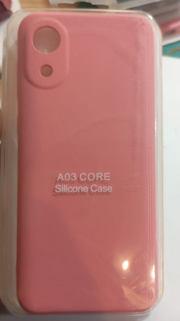 Producto - Funda Silicone Case Rosa para Samsung A03 Core