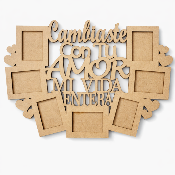 Producto - Portaretrato Cambiaste con tu amor 10x15