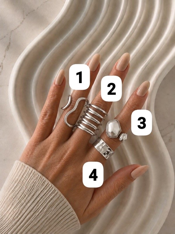 Producto - ANILLO PLATEADO 1652 - 1