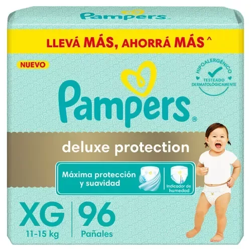 Producto - Pampers Deluxe Protection Mes Consumo xg 96