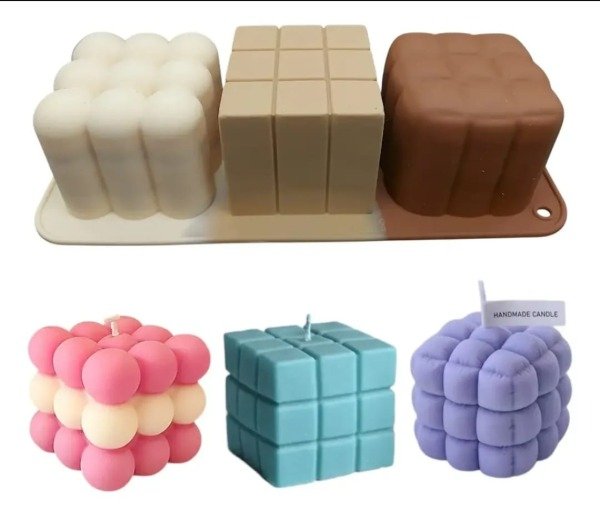 Producto - Molde cuadrados x3 - 1