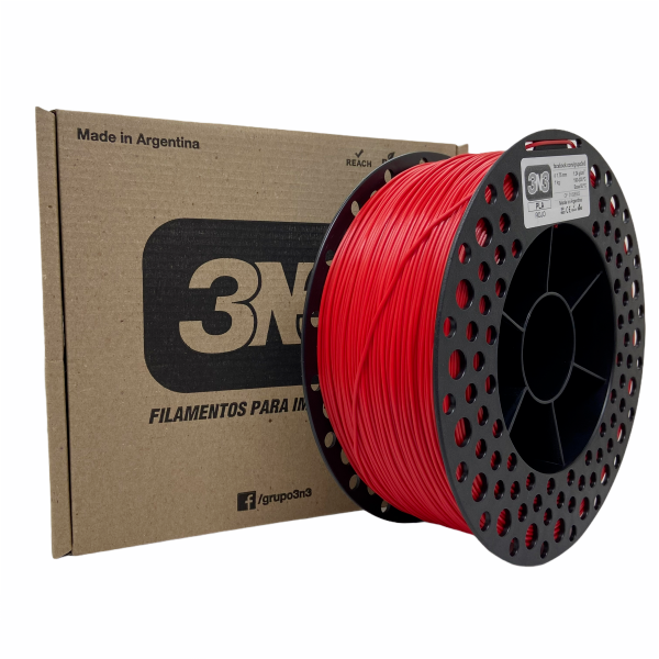 Producto - PLA Rojo 1.75 mm 1kg - 3N3