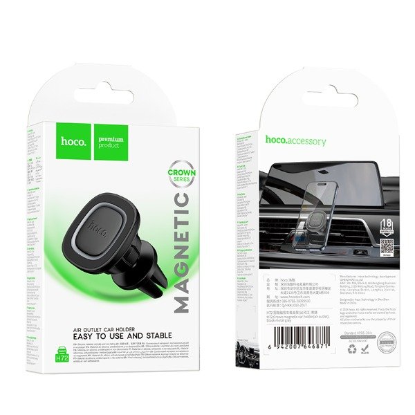 Producto - HOCO - Holder Auto H72 Magnetico Air Outlet - 0