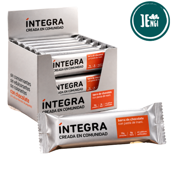 Producto - BARRAS DE CHOCOLATE CON PASTA DE MANI  - INTEGRA