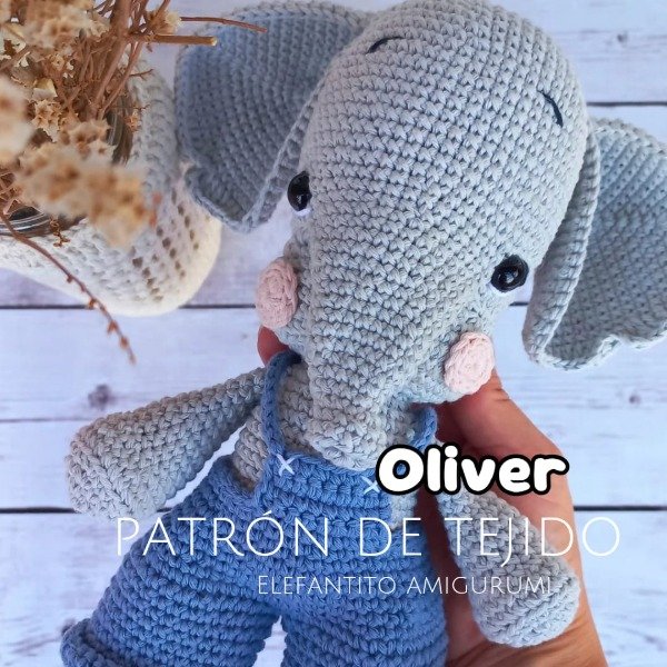 Producto - Patrón de Tejido ELEFANTITO OLIVER + Regalo