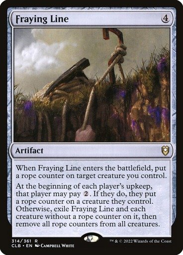 Producto - Fraying Line  Commander Legends: Battle for Baldur's Gate