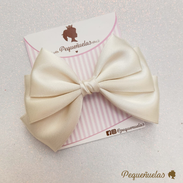 Moño rebeca natural offwhite