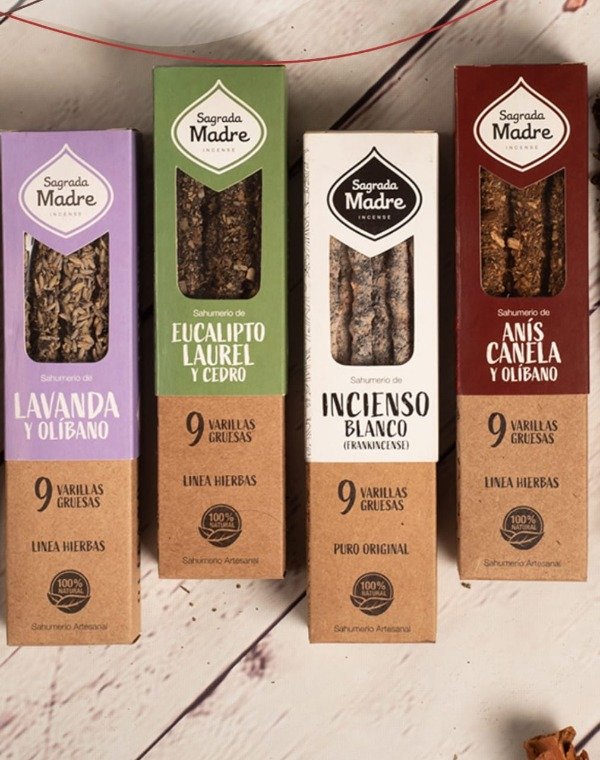 Producto - Sahumerios Hierbas - Sagrada Madre