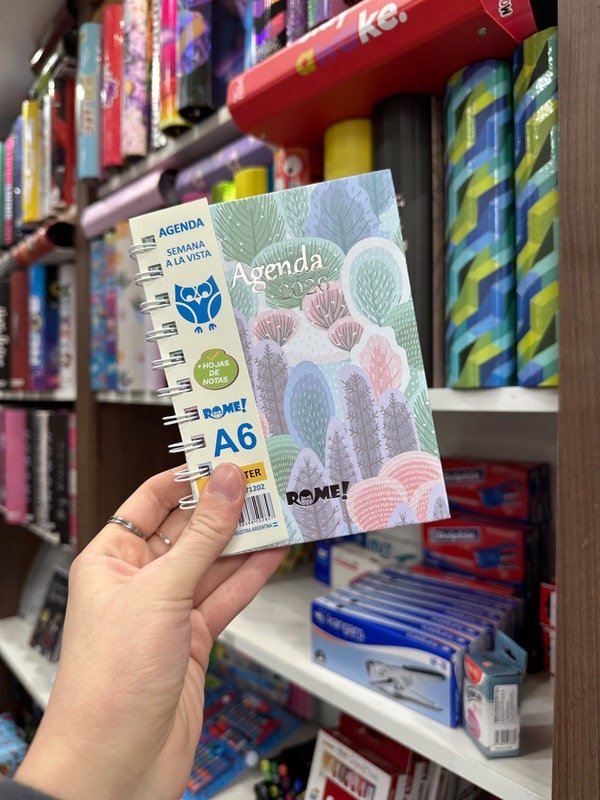 Producto - Agenda WINTER A6 SEMANAL CACTUS