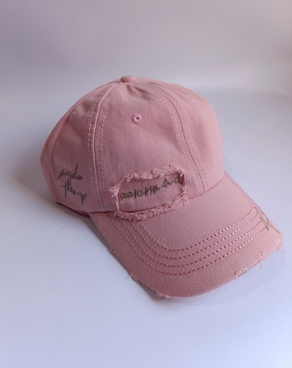 Producto - GORRO RASGADO ROSA
