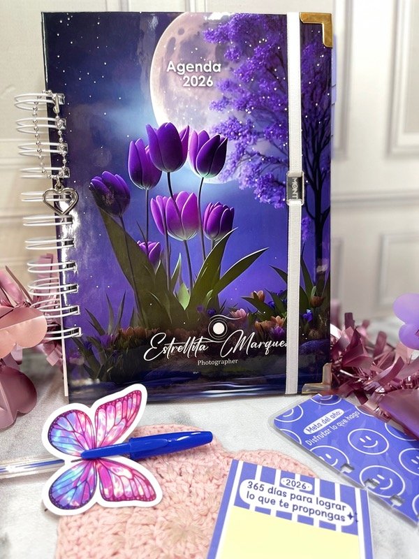 Producto - Agenda 2026 semanal horizontal (sin horarios)