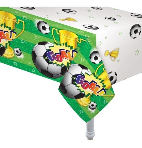 Producto - Mantel plastico impreso 1,80x1,20cm FUTBOL