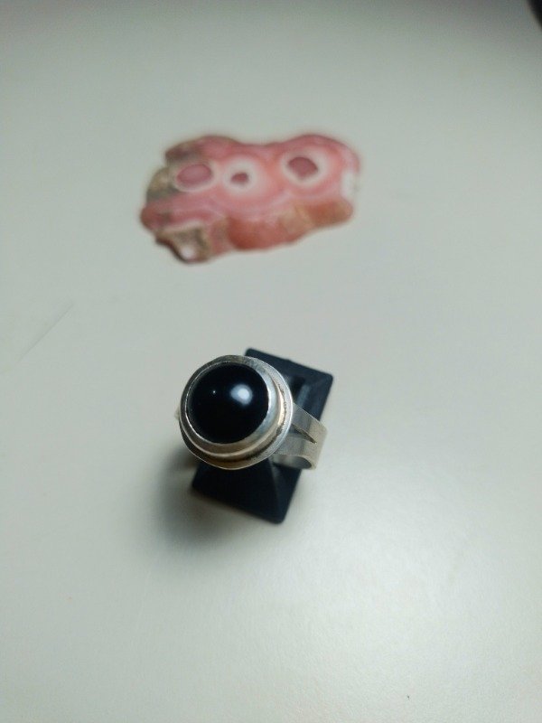 Producto - Anillo de Onix Negro, Plata 925