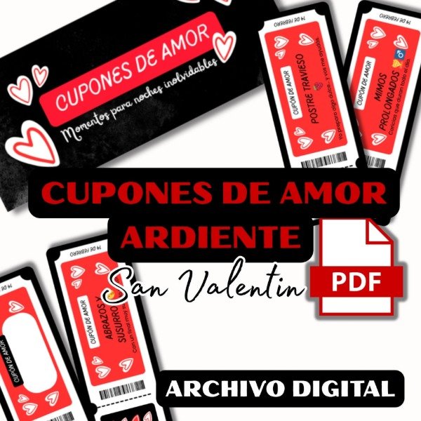 Producto - Cupones de AMOR ARDIENTE